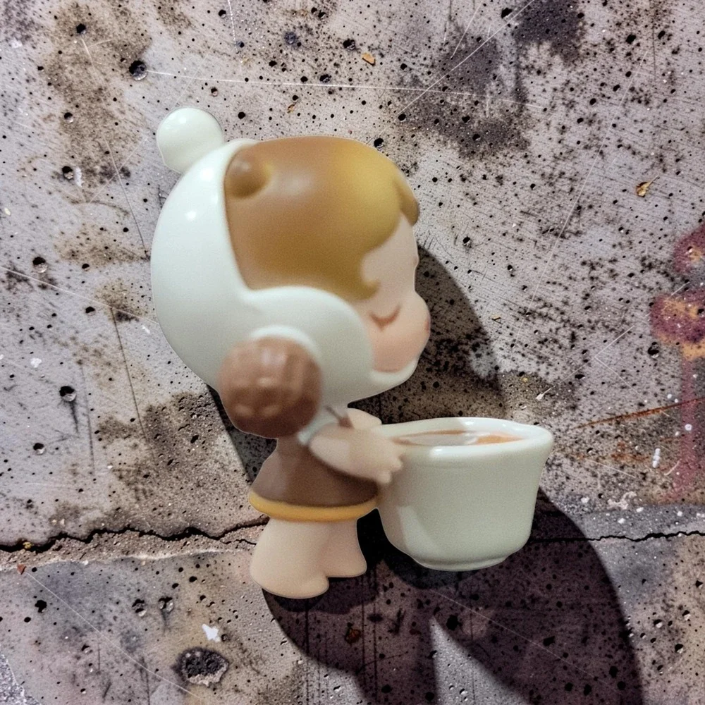 Skullpanda Secret Pop Mart Pop Bean Coffee Factory Series. 